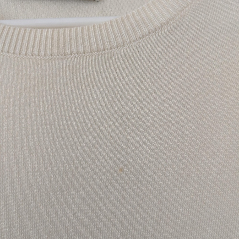 Zara Ruffle Cuff Cream Sweater - Picture 4 of 5
